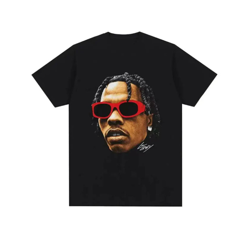 "Lil Baby" Graphic Cotton Tee - Streetwear Tee